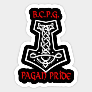 Mjolnir B.C.P.G. Sticker